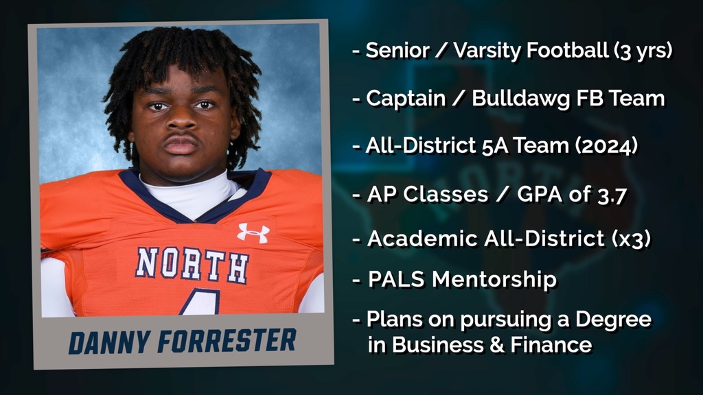 Picture of senior Danny Forrester from McKinney North High School