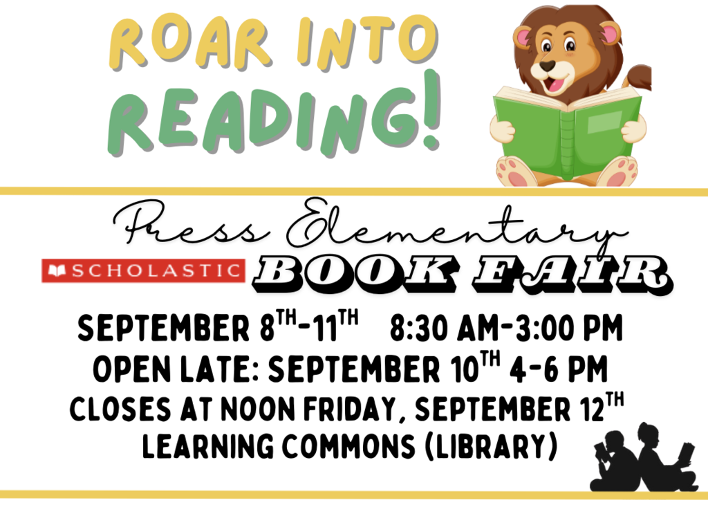 Press Book Fair Open Late September 10th,  4-6 PM. Closes at Noon on Friday, September 12th.