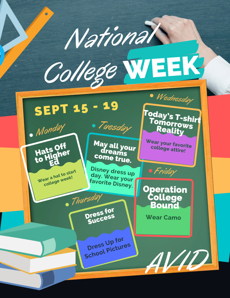 college week events for Sept 15 - 19