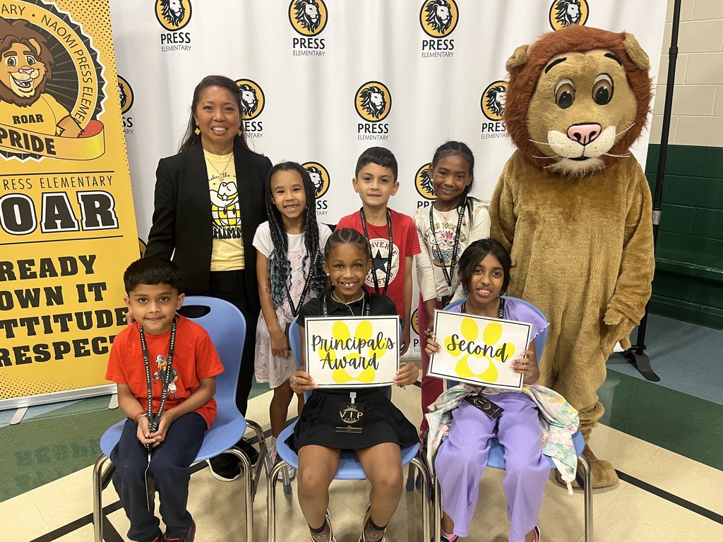 Second Grade Principal's Award