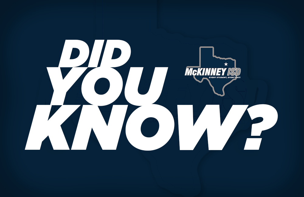 Graphic that reads, "Did you know?" in white letters on blue background with a blue MISD logo