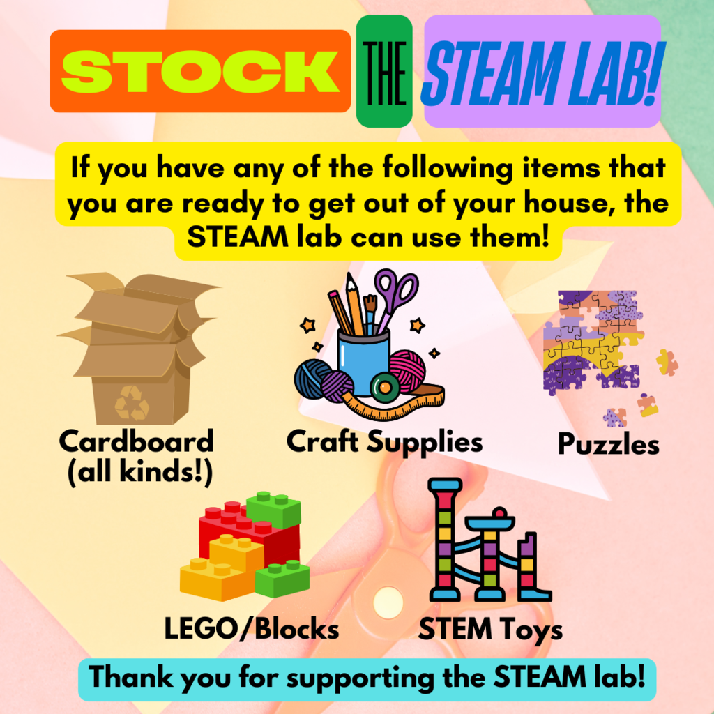 Stock the STEAM lab!