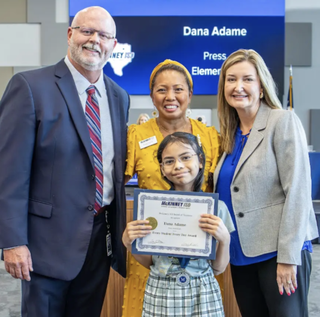 MISD"s Every Student, Every Day Honoree! Congratulations!