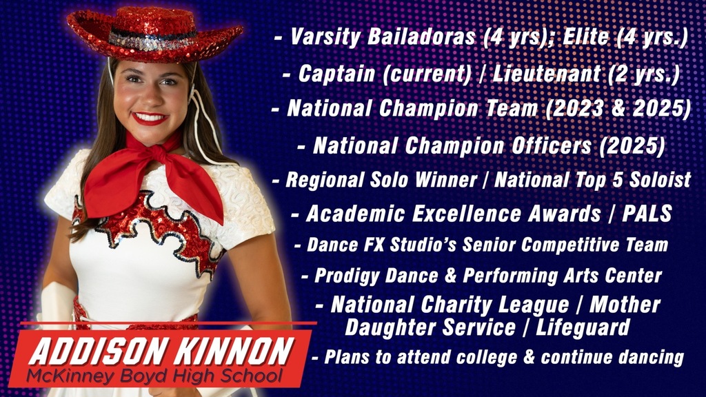 Picture of Addison Kinnon from McKinney Boyd High School