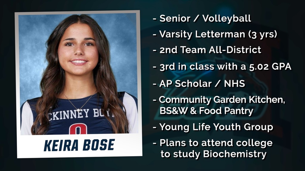 Picture of Keira Bose from McKinney Boyd High School