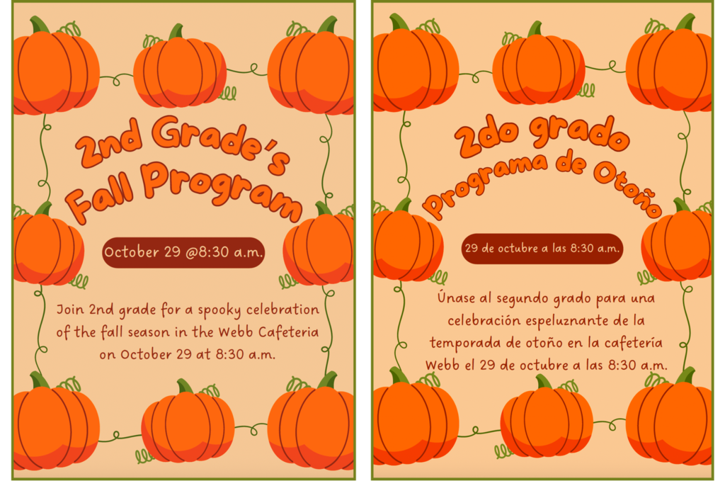 2nd Grade's Fall Program 