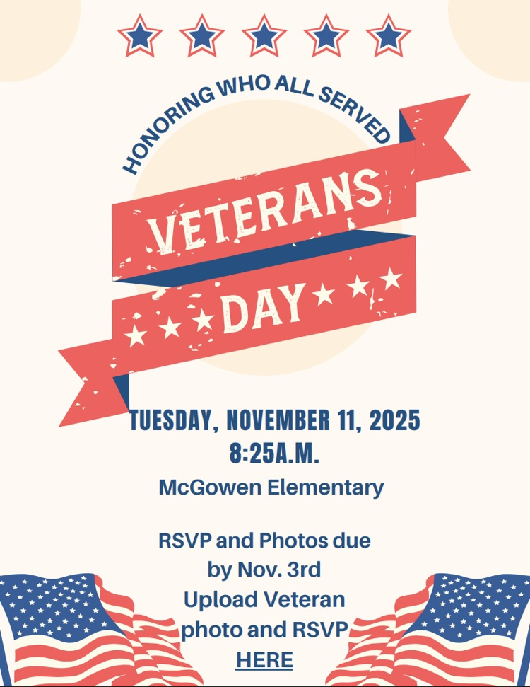 RSVP for Veterans Day Assembly