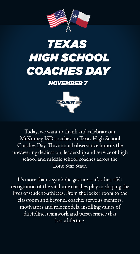 graphic with US and Texas flags and MISD logo and repeats the text from the post