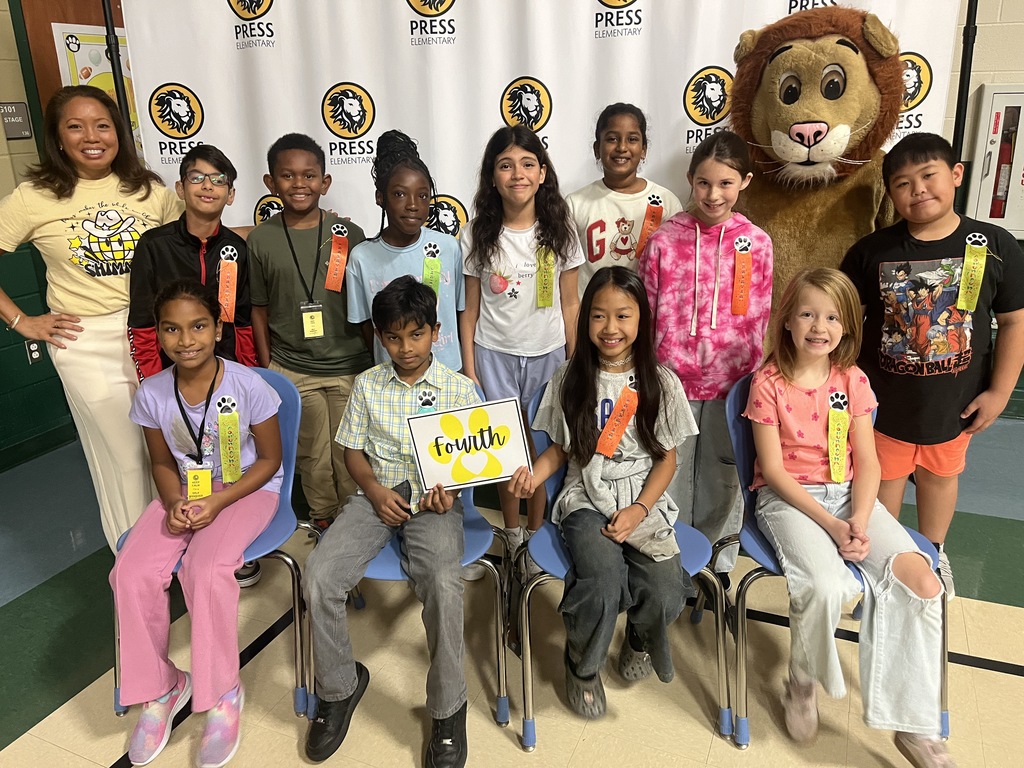 Fourth Grade Pride of the Month