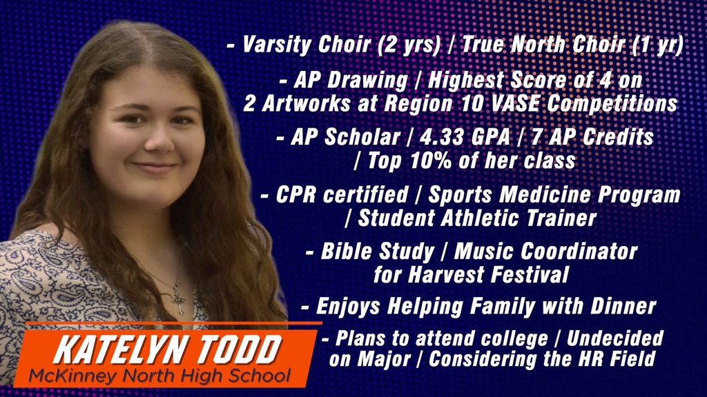Picture of Katelyn Todd from McKinney North High School