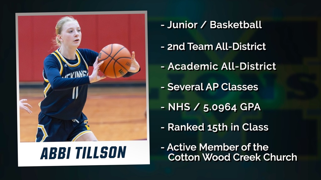 Scholar Athlete of the Week