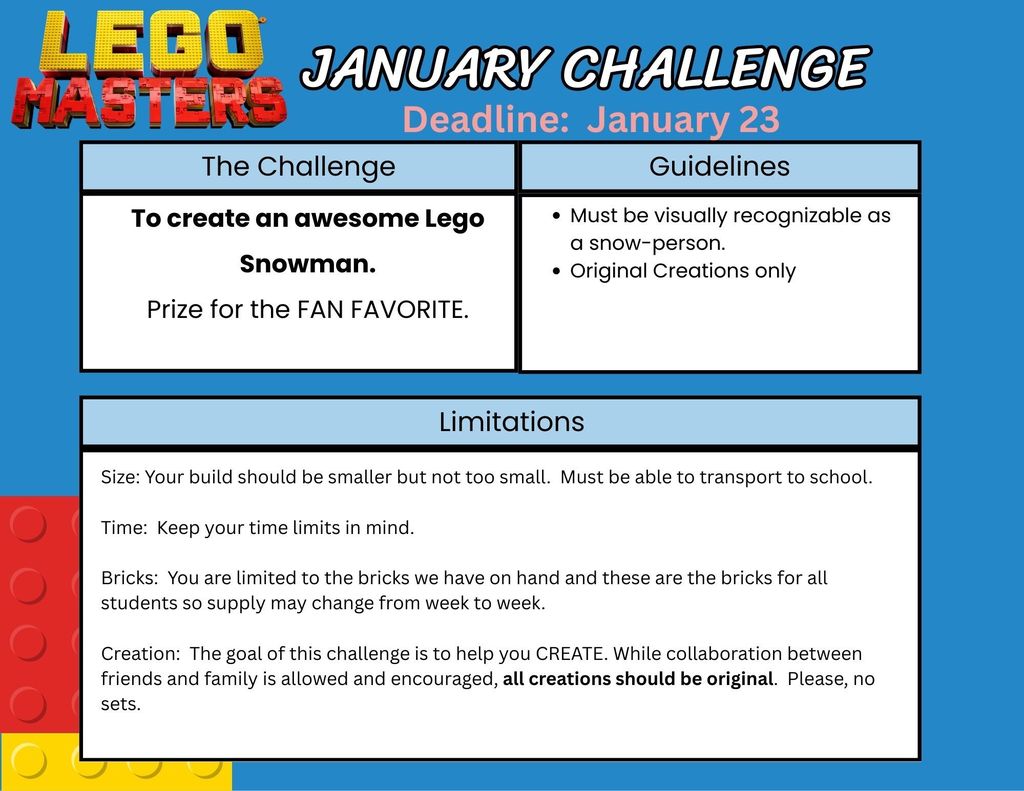 Lego Masters January Challenge