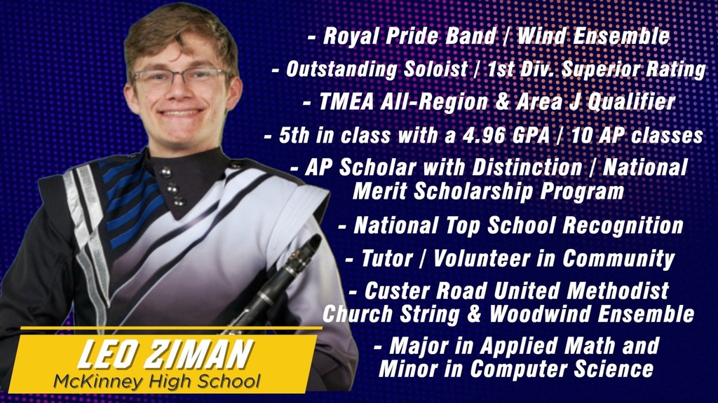 Leo Ziman MHS Band - Scholar Artist