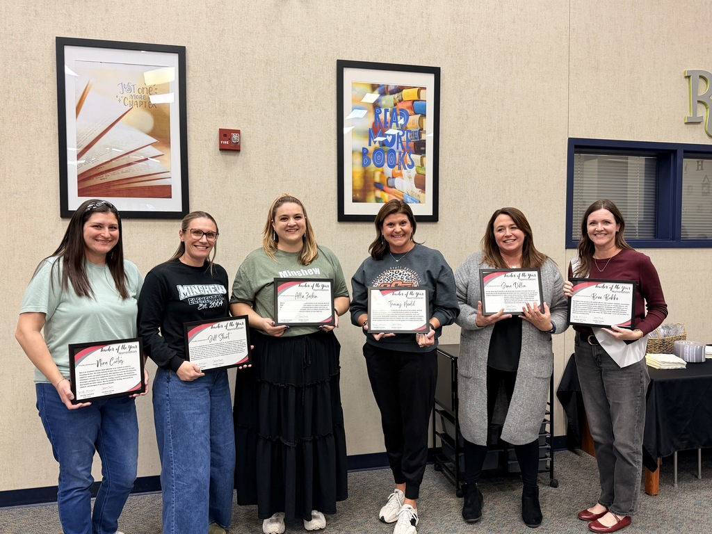 Minshew Teacher of the year nominees 