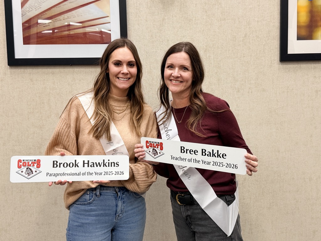 Minshew Teacher of the Year and Paraprofessional of the Year