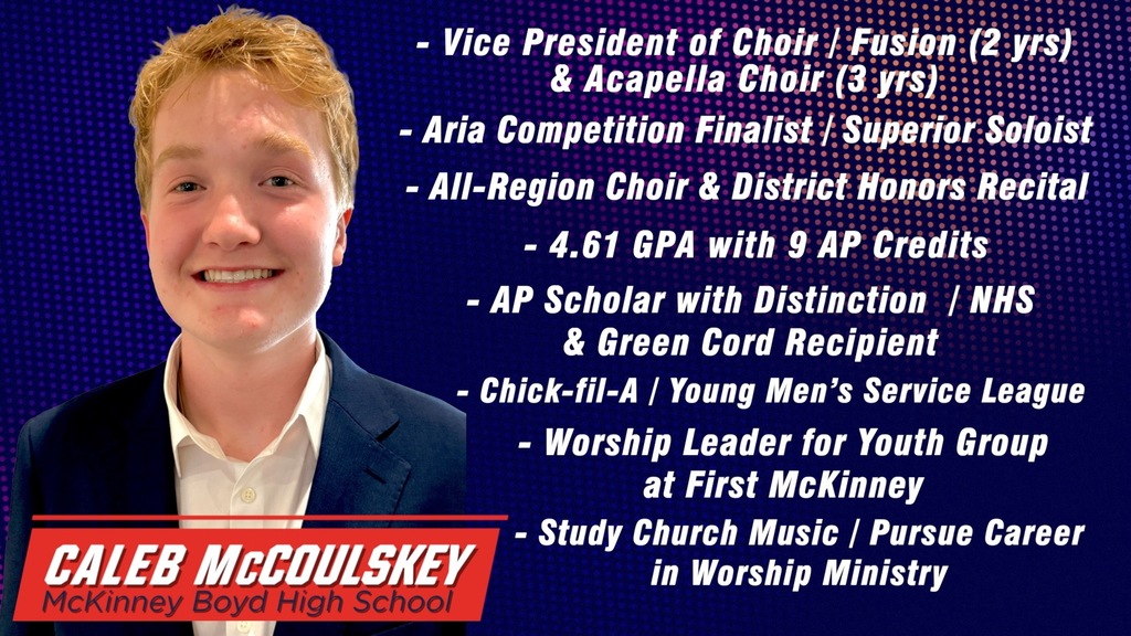 Caleb McCoulskey , BOYD Choir - Scholar Artist