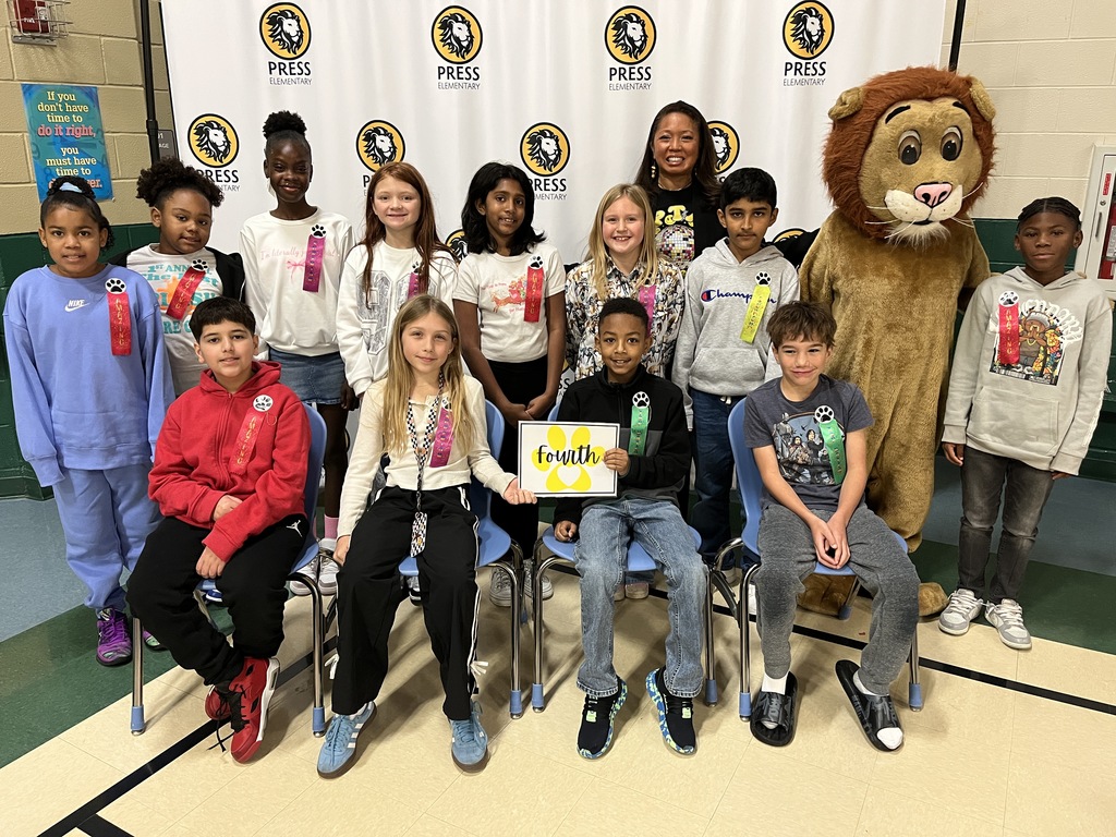 Fourth Grade Pride of the Month