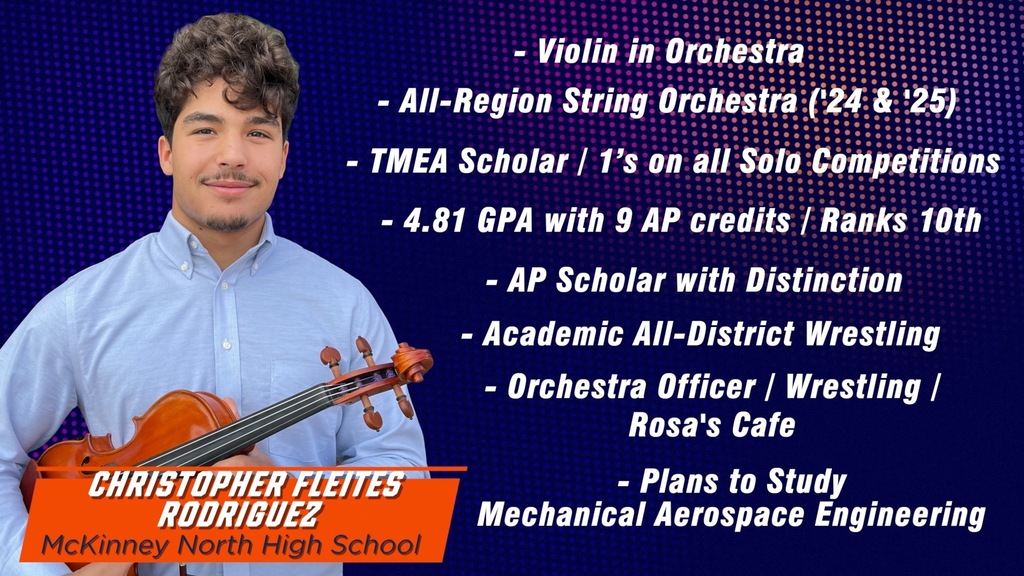 Christopher Fleites Rodriguez , MNHS Orchestra - Scholar Artist
