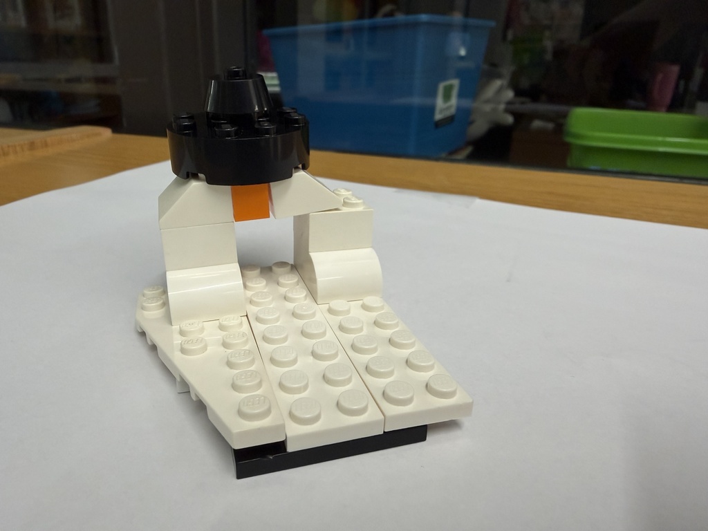 Melted Lego Snowman