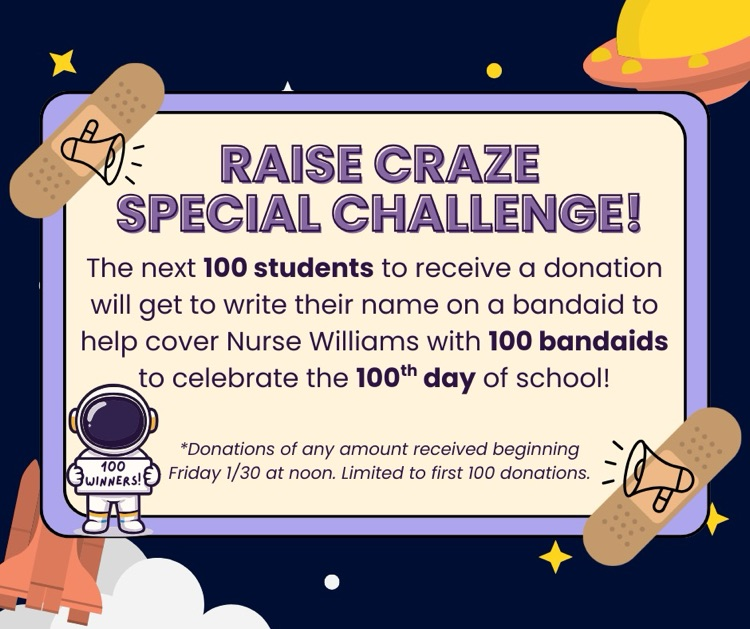 raise craze flyer