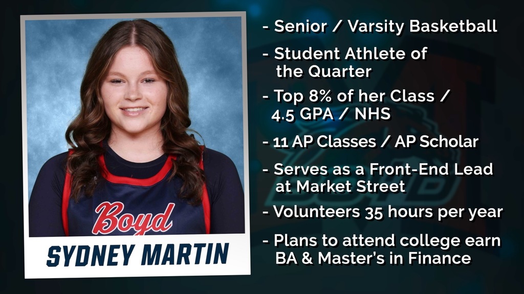 Picture of Sydney Martin from McKinney Boyd High School