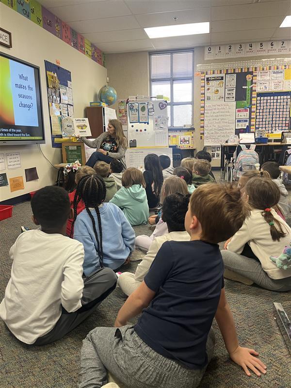 Read Aloud Day with first grade