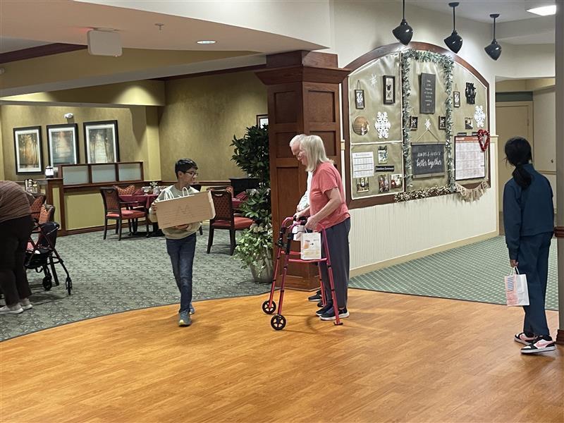 STUCO delivering socks!