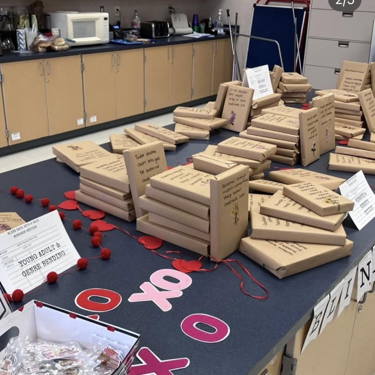 books on table for teachers to choose