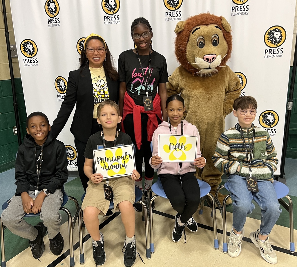 Fifth Grade Principal's Award Recipients