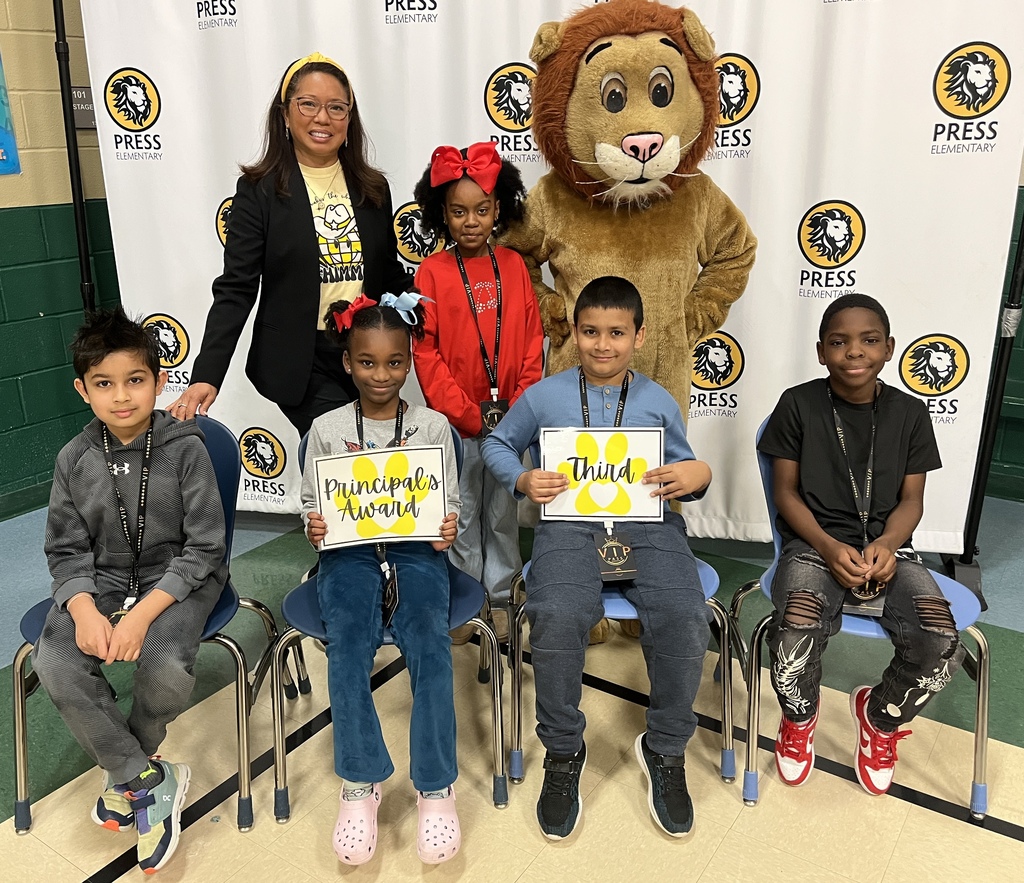 Third Grade Principal's Award Recipients