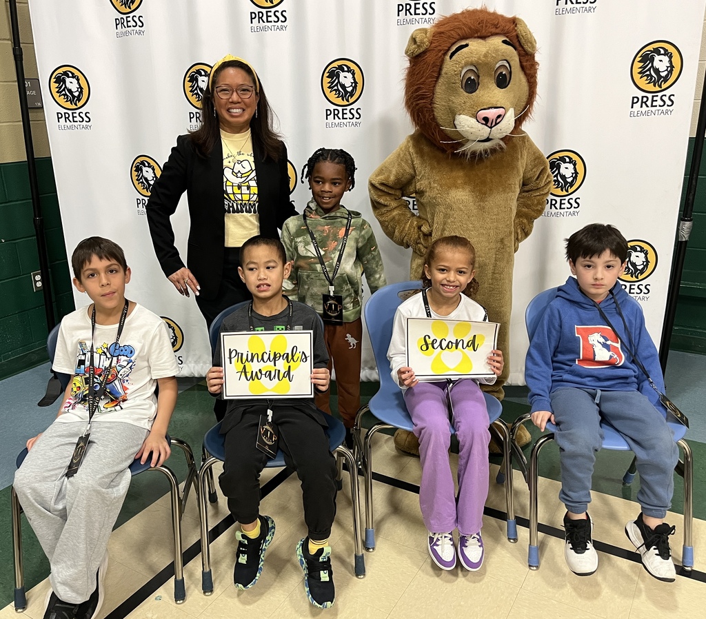 Second Grade Principal's Award Recipients