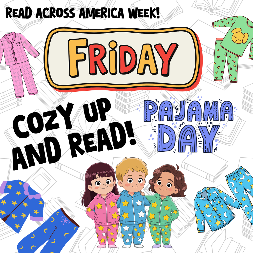 📣 Reminder: Pajama Day — Tomorrow! 💤📚 Tomorrow we wrap up Read Across America Week with Cozy Up and Read – Pajama Day!  Students are invited to wear pajamas or cozy clothes to school as we celebrate reading in comfort.  Please remember to follow school dress guidelines and choose safe, appropriate footwear.