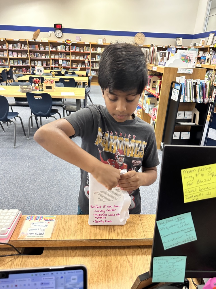 1st student unwrapping