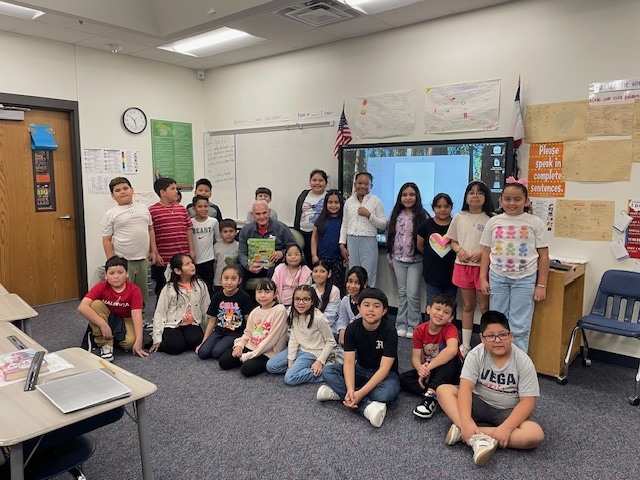 3rd Graders celebrating Read Across America