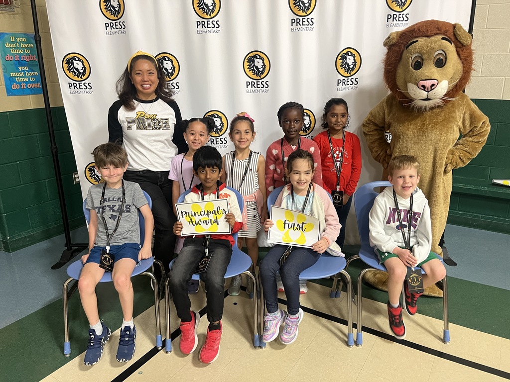 First Grade Principal's Award 
