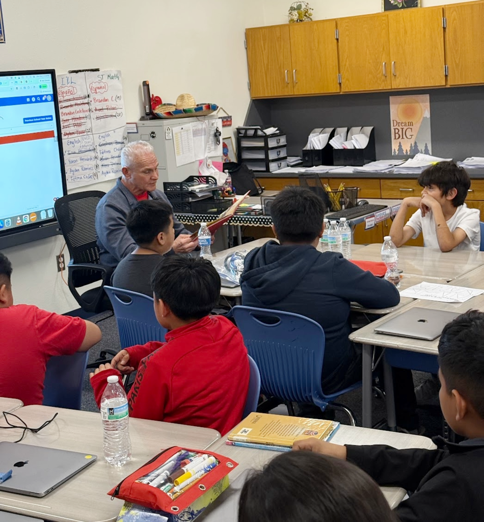 Read Across America Reader Picture in Class