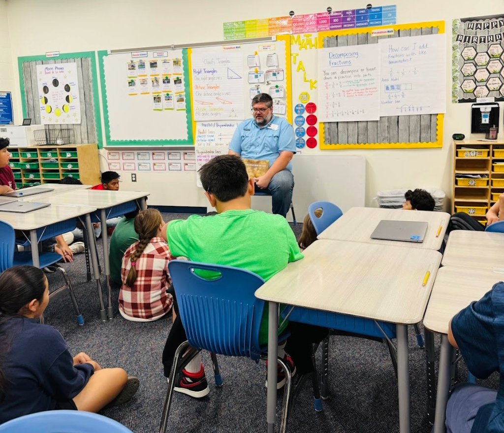Read Across America Reader Picture in Class