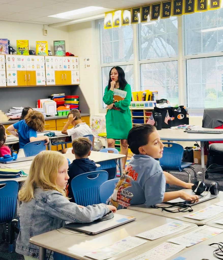 Read Across America Reader Picture in Class