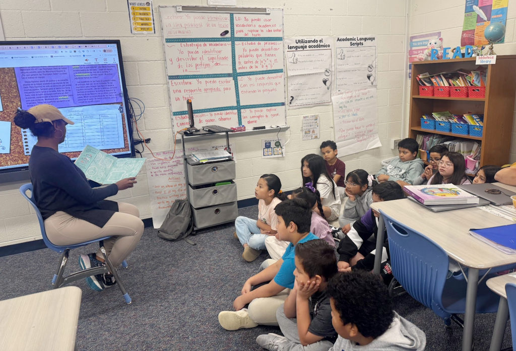 Read Across America Reader Picture in Class