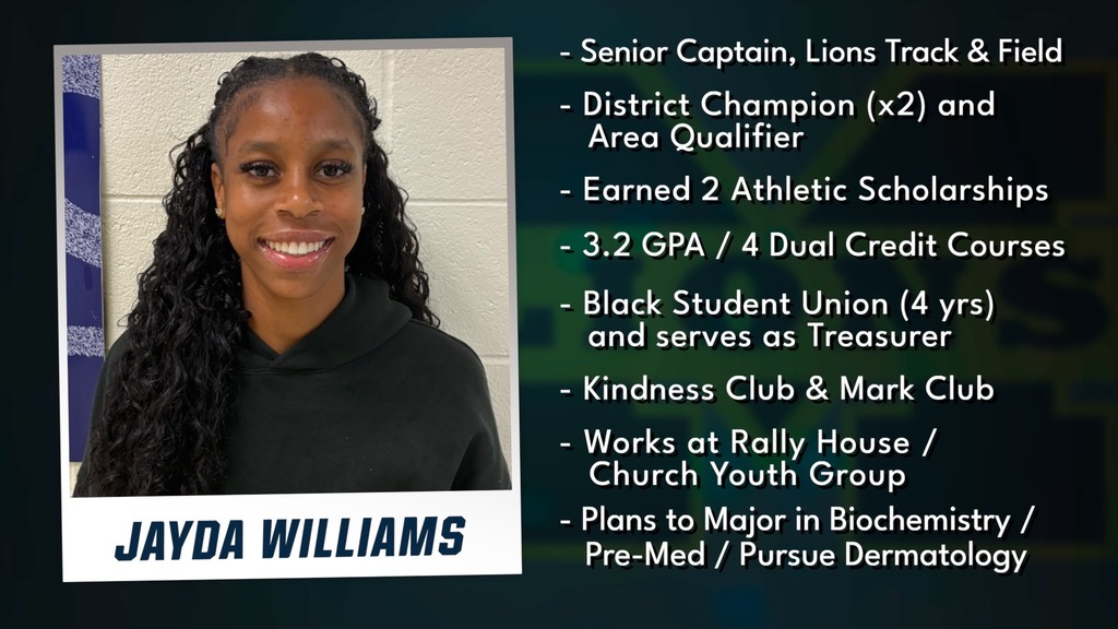 Picture of Jayda Williams from McKinney High School