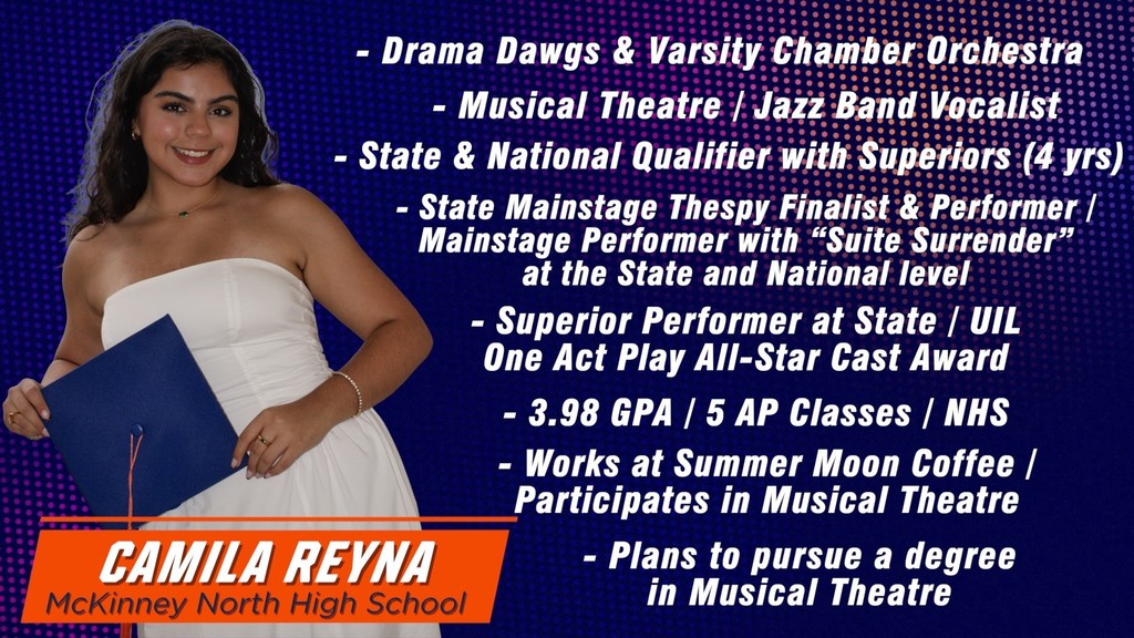 Camila Reyna, McKinney North High School - Scholar Artist of the Week