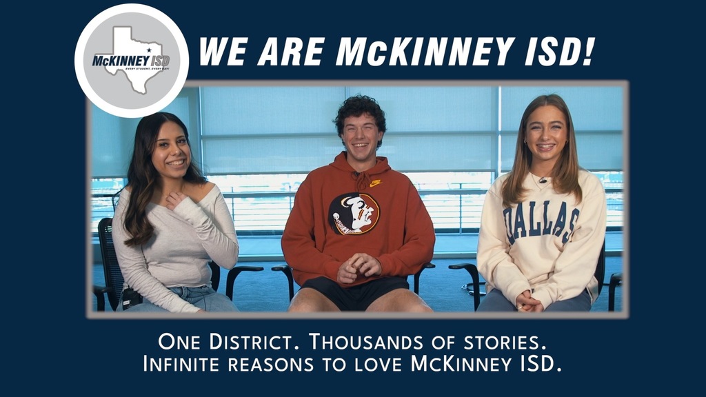 McKinney North students: Cade Antosca, Mia Ramirez, and Remi Lazaroff