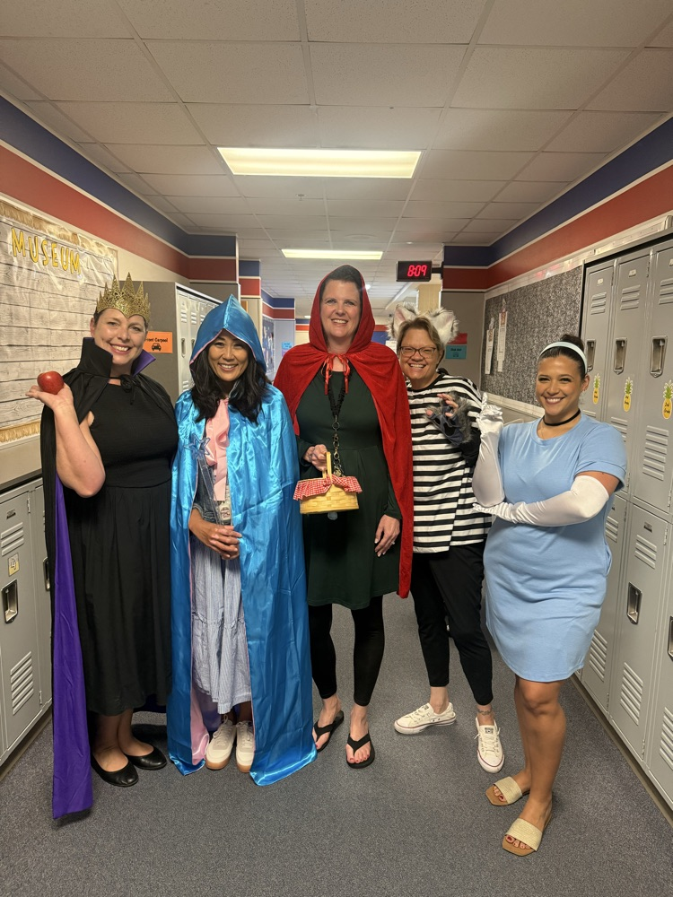 teachers dressed up