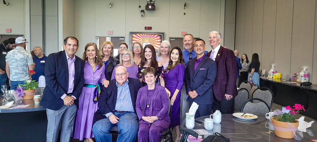 group photo of Serenity board members and speakers
