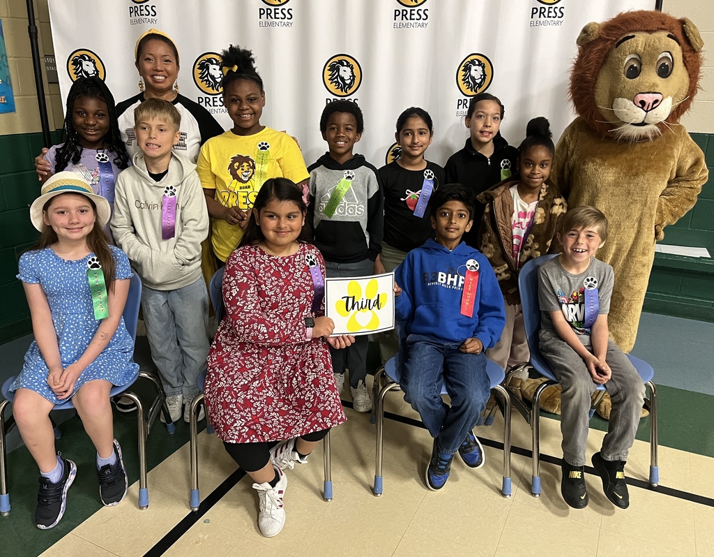 Third Grade Pride of the Month Recipients