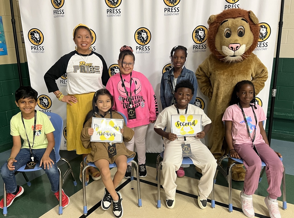 Second Grade Principal's Award Recipients