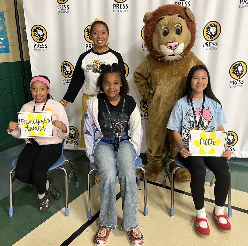 Fifth Grade Principal's Award Recipients