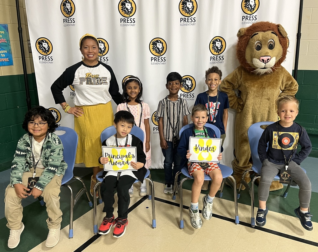 Kindergarten Principal's Award Recipients