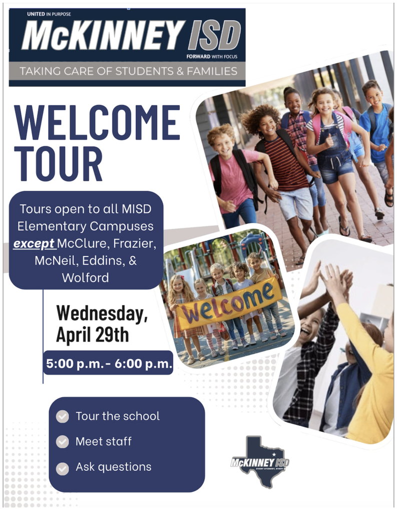 Welcome Tour April 29th