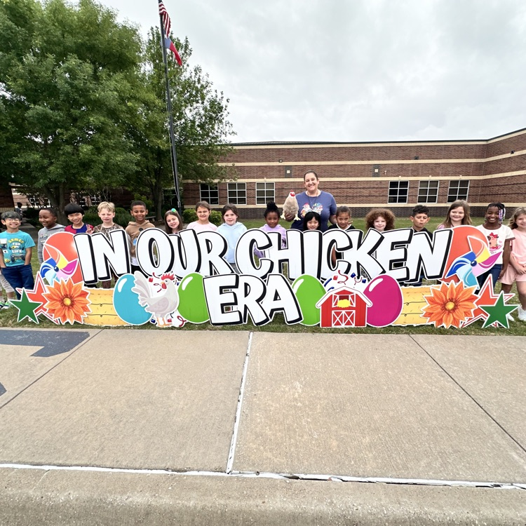 In the chicken era. 1st grade learning about life cycles in science